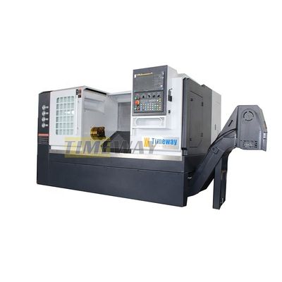 7.5 kw Hauptmotorleistung Hochpräzisions Schrägbett CNC Drehmaschine für die Industrie