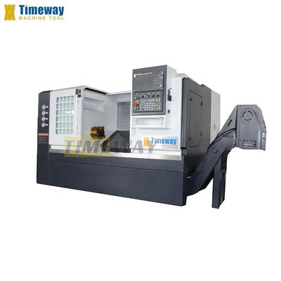 7.5 kw Hauptmotorleistung Hochpräzisions Schrägbett CNC Drehmaschine für die Industrie