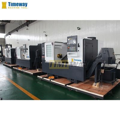 7.5 kw Hauptmotorleistung Hochpräzisions Schrägbett CNC Drehmaschine für die Industrie