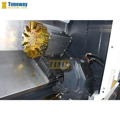 7.5 kw Hauptmotorleistung Hochpräzisions Schrägbett CNC Drehmaschine für die Industrie