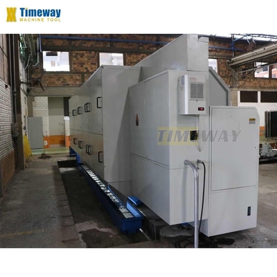 Horizontale CNC-Drehmaschine mit automatischer Funktion und Wiederholbarkeit X/Y/Z mm ± 0.01
