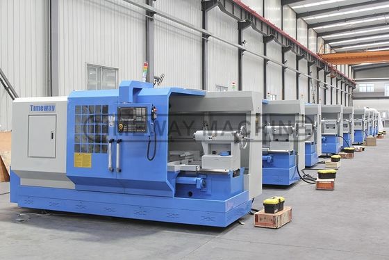 0.008mm Neupositionierungsgenauigkeit Schwerlast-horizontale CNC-Drehmaschine für Maschinenindustrie