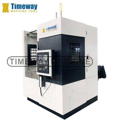 Schnelle Z-Achsenzufuhr von 10 m/min Kleine CNC-Vertikaldrehmaschine für Maschinenreparaturwerkstätten