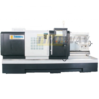 Präzision 82mm Spindelbohrung CNC Drehmaschine mit multifunktionalen Flachbett Typ