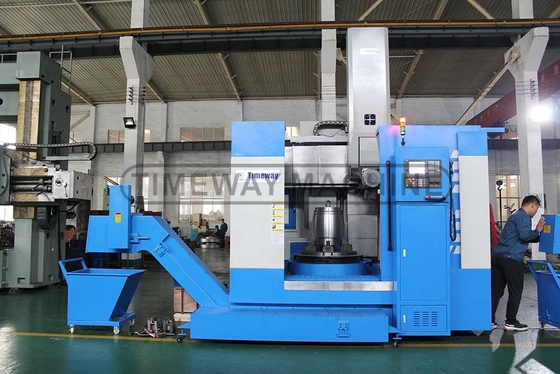 800 mm Arbeitstisch und 1070 mm Bettbreite CNC-Vertikaldrehscheibe für Bohrmaschinen