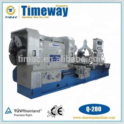 280 mm Spindelbohrung Ölland Drehmaschine Q-280 10000 KG Gewicht für industrielle Anwendungen