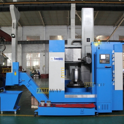Rechteckige Schienen CNC-Vertikaldrehmaschine mit 2 Achsen und Garantie nach dem Verkauf