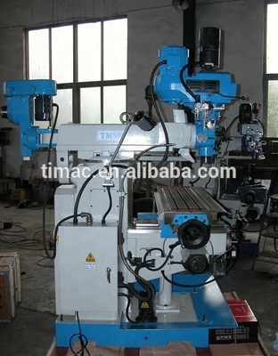 3 Achsen TIMEWAY H/V Mühlkopf Turm Fräsmaschine TM500 mit anpassbarer Spannung