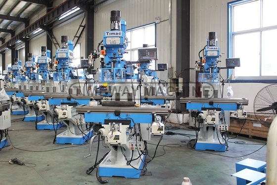 2.2kW Spindelmotor Leistung 3-Achsen DRO Universal Drehkopf Fräsmaschine zum Fräsen