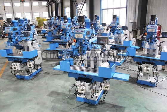 2.2kW Spindelmotor Leistung 3-Achsen DRO Universal Drehkopf Fräsmaschine zum Fräsen