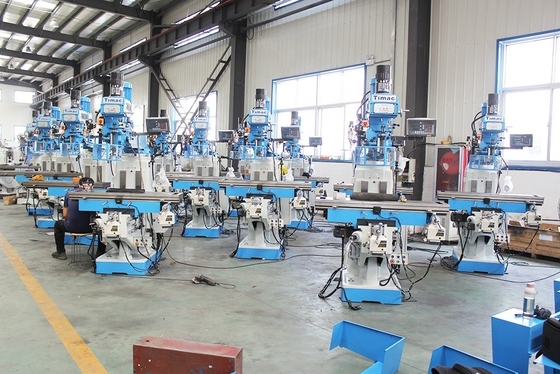 2.2kW Spindelmotor Leistung 3-Achsen DRO Universal Drehkopf Fräsmaschine zum Fräsen