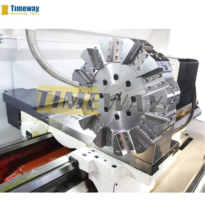 Vielseitige Betriebe Multifunktionales Flachmaschinenwerkzeug 660mm Swing Flachbett CNC Drehmaschine