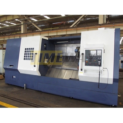 Max. Spindellgeschwindigkeit 2000 U/min 4-Achsen-horizontale CNC-Drehmaschine ideal für die Massenproduktion