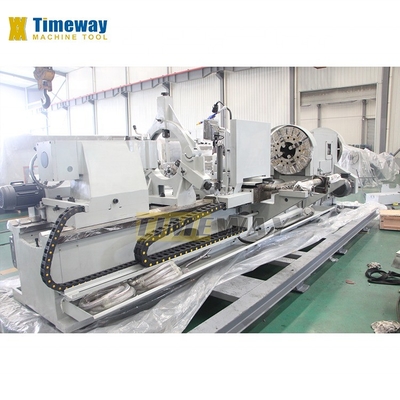 Ölfeld 800mm Max. Schwenken über Bett Öl Land Tube Drehmaschine mit Hohlspindel Bohren