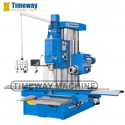 2400 mm x 650 mm Arbeitstischgröße Bettmaschine für Bohren und Fräsen mit einer Spindel