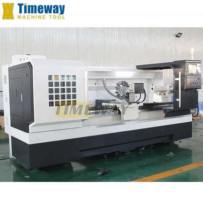 Custom und hochpräzise CNC-Flachbettdrehmaschine CK-500 mit Metrik 90 Spindel-Taper
