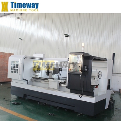Präzisionsdrehmaschine mit multifunktionellem Flachbett und 4 Werkzeugpfosten