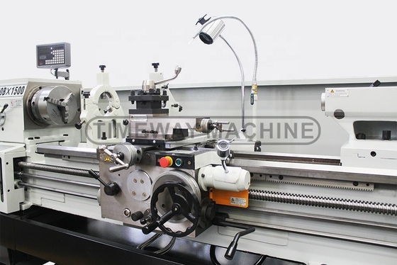 Horizontales Flachbett Drehmaschinenwerkzeug mit 500 mm Schwing und MT5 Tailstock Quill Taper
