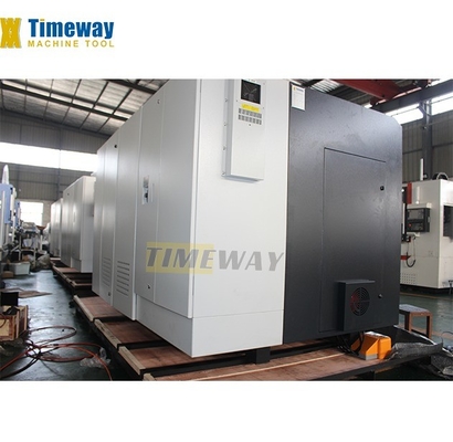 CNC-Drehmaschine mit FANUC-Steuerung und ISO40 Spindelton