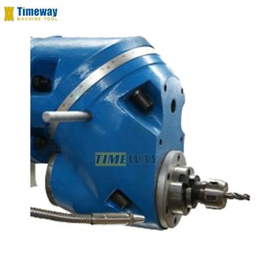 Drehkopf-Knie-Universalfräsmaschine für die Metallbearbeitung ±360° Arbeitstischwinkel