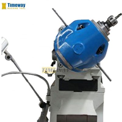 Drehkopf-Knie-Universalfräsmaschine für die Metallbearbeitung ±360° Arbeitstischwinkel