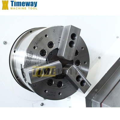 Metalldrehgeschwindigkeit CNC-Drehmaschine mit 550 mm Z-Achsenbewegung und 12 Nm Schneidmoment