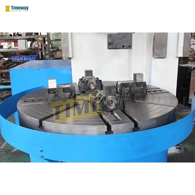 Geschwindigkeit Arbeitstisch 1600mm Einkolumnen vertikale Drehmaschine für Werkstück Länge 1400mm