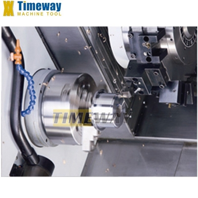Maschinenreparaturwerkstätten Schrägmaschine mit 62 mm Spindelbohrung und hydraulischem Heckstock