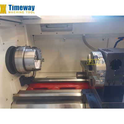 Mini-CNC-Drehmaschine mit Flachbett fortschrittliche Technologie in Ägypten 7,5/10 kW Spindelmotorleistung