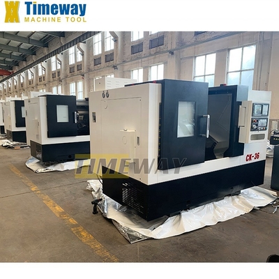 Einzelspindel 12 Werkzeugposten Stationen Schieferbett CNC Drehmaschine CK-36 für Endteile Herstellung