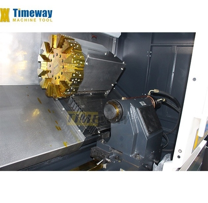 CNC-Drehmaschine mit einer einzigen Spindel