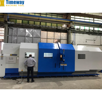 Metallverarbeitung Vereinfachte schwere Flachbett-CNC-Horizontale Drehmaschine AK-1600B