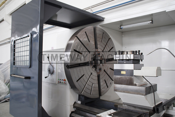 Max. Schwenken über Querschieber 1030mm Advanced CNC Horizontale Drehmaschine AK-1400B