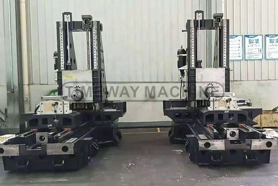 24 Werkzeugmagazin Kapazität Hochpräzision Vierachs-CNC-Horizontalbearbeitungszentrum