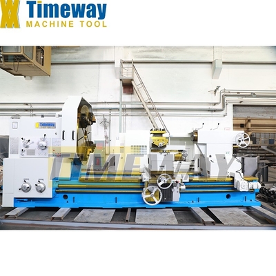 30 kW Spindelmotorleistung Große schwere horizontale manuelle Drehmaschine zum Drehen der Drehmaschine
