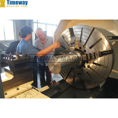 AL-1000B Schwerlast-Horizontale Drehmaschine Normale CNC-Drehmaschine mit 130 mm Spindelbohrung