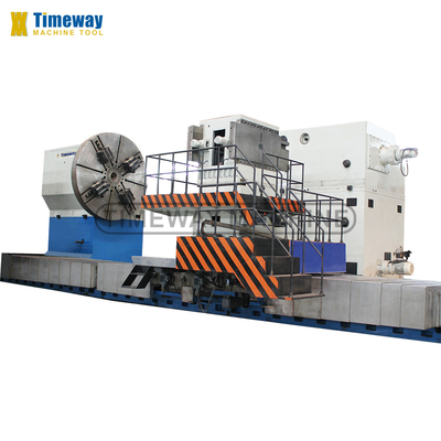 Metall-CNC-Drehmaschine AK-2500H Schwerlast-horizontale Drehmaschine mit 40000kg Max. Gewicht
