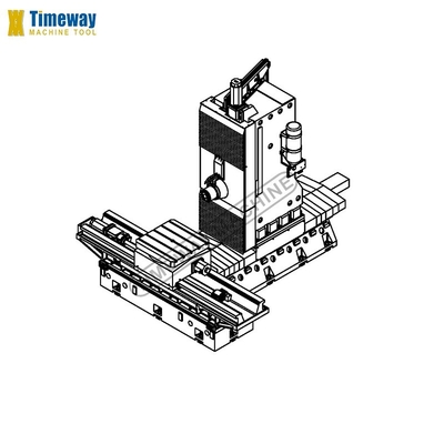 1600 mm Tischfahrt HMC H8 Advanced Horizontal Machining Center für Ihr Unternehmen