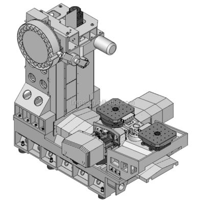 CNC Horizontales Maschinenzentrum mit Tafelumtausch-Bearbeitungszentrum 7.5/11kw