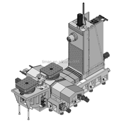 CNC Horizontales Maschinenzentrum mit Tafelumtausch-Bearbeitungszentrum 7.5/11kw