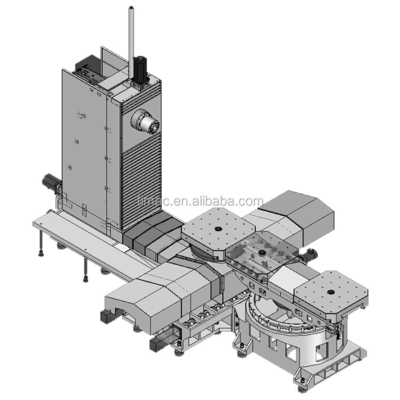 CNC Horizontales Maschinenzentrum mit Tafelumtausch-Bearbeitungszentrum 7.5/11kw