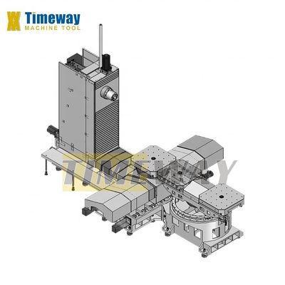 Multifunktionale horizontale Maschinenzentrale mit X/Y/Z-Achsen-Zuführgeschwindigkeit 1-5000 mm/min