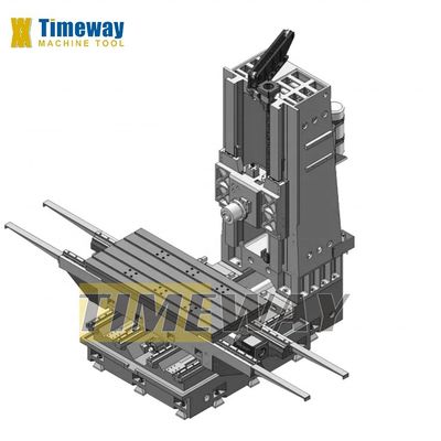 Multifunktionale horizontale Maschinenzentrale mit X/Y/Z-Achsen-Zuführgeschwindigkeit 1-5000 mm/min