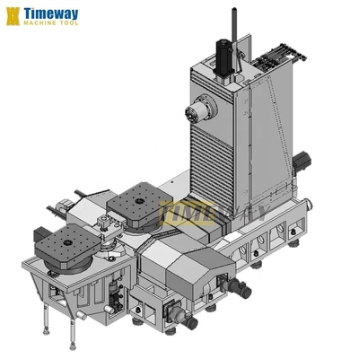 Metallbearbeitung CNC Horizontales Bearbeitungszentrum mit 630x630mm Tischgröße Online