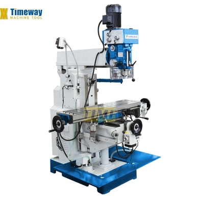 Vertikalbohrende Fräsmaschine mit 1,5 kW Spindelmotorleistung und 400 mm Tischbewegung