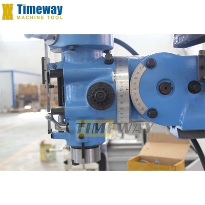 Vertikalbohrende Fräsmaschine mit 1,5 kW Spindelmotorleistung und 400 mm Tischbewegung