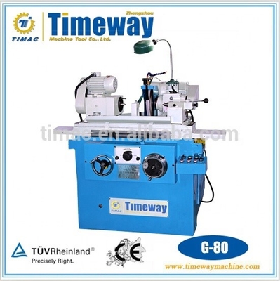 80 mm Durchmesser zylindrischer Schleifmaschine mit maximaler Schleiflänge von 300 mm und Leistung von 2 kW.34
