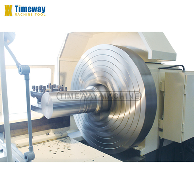 Hochgenaue Metall-Flachbett-/Scheibendrehmaschine/ 6000 KG AL-1250B Horizontale Drehmaschine
