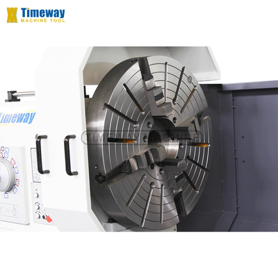 Hochgenaue Metall-Flachbett-/Scheibendrehmaschine/ 6000 KG AL-1250B Horizontale Drehmaschine