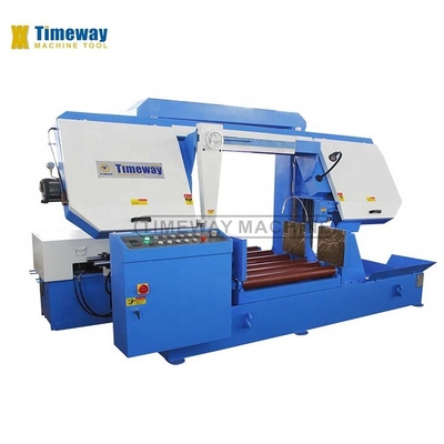 0.75kw Hydraulischer Motor Halbautomatischer Doppelkolumnenbandsäge zum Präzisionsschneiden